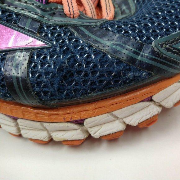 Brooks Women's Adrenaline GTS 15 Blue Purple Shoes - Picture 5 of 12